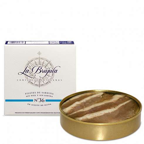 Filetky ze sardinek, La Brújula 118 g