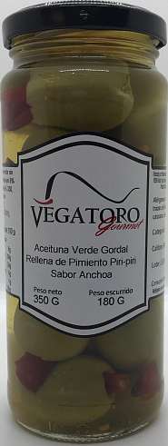 Olivy s papričkou piri-piri, Gordal, Vegatoro, 350g