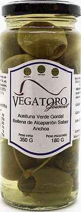 Large Olives with Capers, Gordal, Vegatoro 350g
