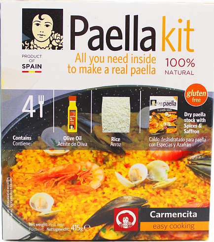 Set Paella, rýže + olej + koření, Carmencita, 415g