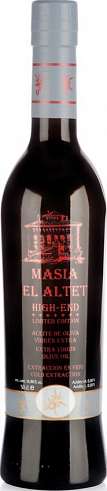 Extra panenský olivový olej, High End, Masía El Altet, 0,5l
