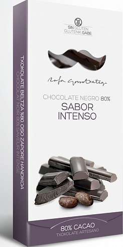 80% Intense Chocolate, Rafa Gorrotxategi, 100g