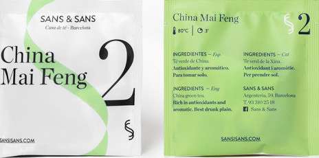 Čaj v hedvábném sáčku, China Mai Feng, Sans & Sans 4g