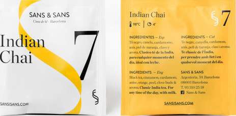Čaj v hedvábném sáčku, Indian Chai, Sans & Sans 4g