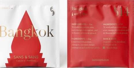 Tea in a silk bag, Bang-kok, Sans & Sans 4g