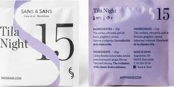 Čaj v hedvábném sáčku, Tila Night, Sans & Sans 4g