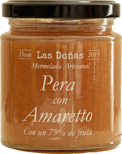 Pear and amaretto jam, Las Doňas, 285g