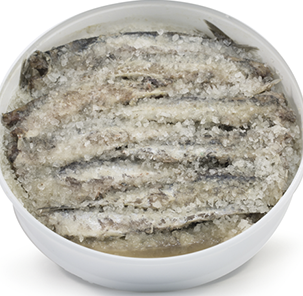 Anchovies in salt 24/25, Don Bocarte, 1kg