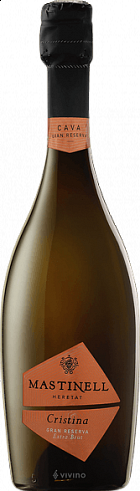 Mastinell, Cristina, Gran Reserva, D.O. Penedés, Cava, white sparkling wine, 0,75l
