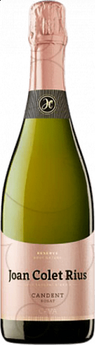 Joan Colet Rius, Candent Brut Nature, D.O. Cava, růžové šumivé víno, 0,75l