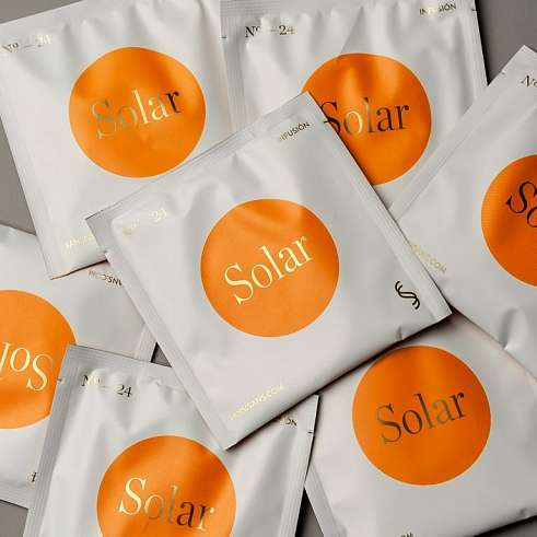 Tea in a silk bag, Solar, Sans & Sans 4g