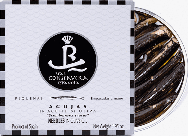 Agujas (Marlin) v olivovém oleji, Real Conservera Española, 120g