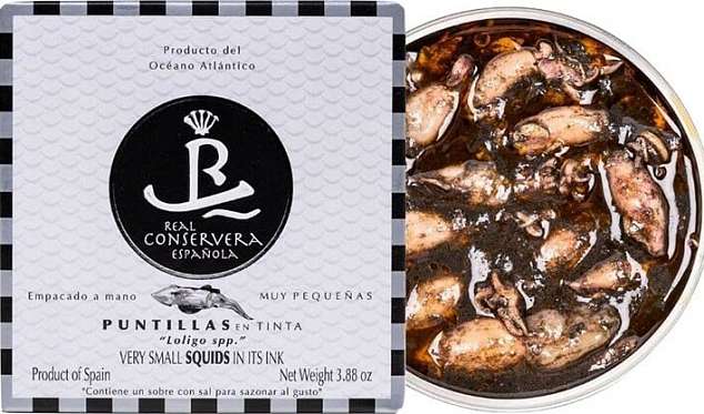 Small Squids in Ink Sauce, Real Conservera Española, 120g