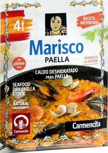 Dry paella stock, Carmencita, 50g