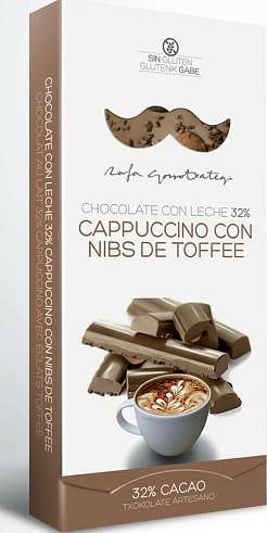 Čokoláda s cappuccinem 32%, Rafa Gorrotxategi, 100g