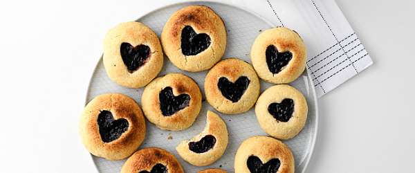 Valentýnské sušenky inspirované španělskými Polvorones