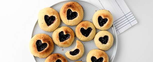 Valentýnské sušenky inspirované španělskými Polvorones